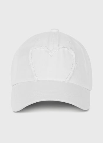 cap heart | ecru