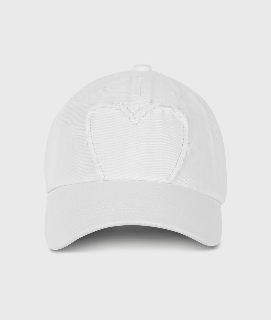 cap heart | ecru