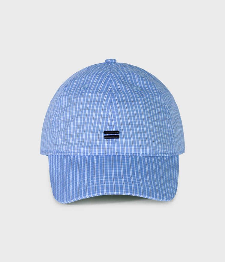 Kariertes Cap | ultramarine