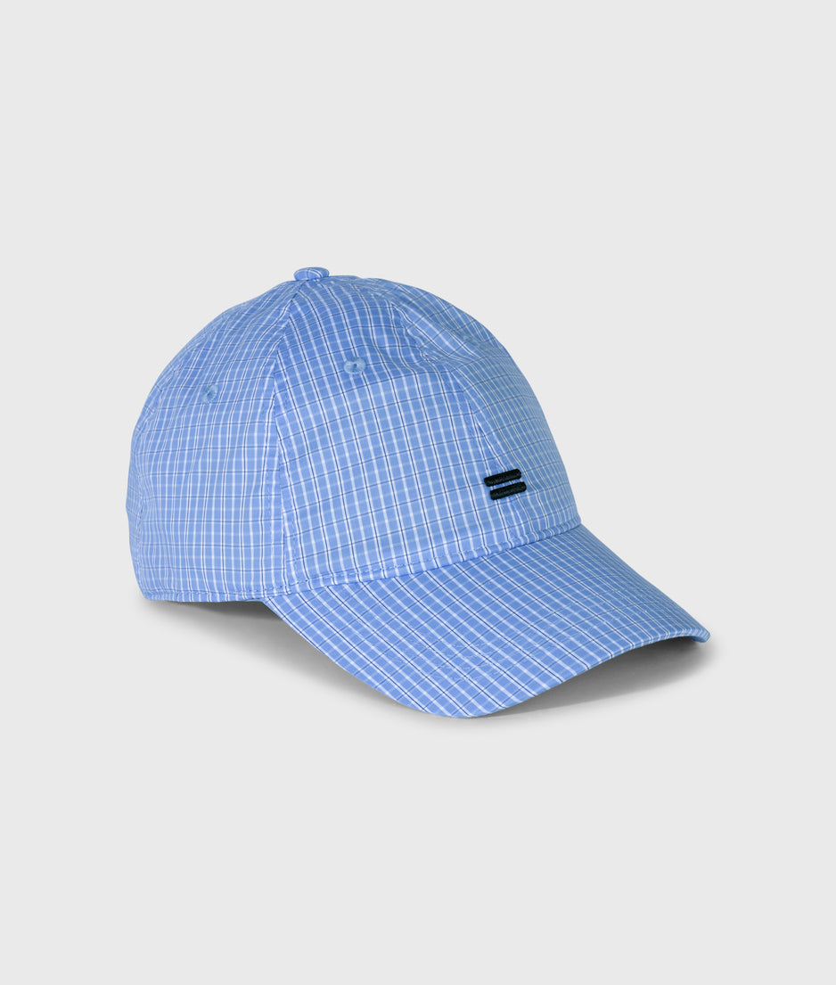 Kariertes Cap | ultramarine
