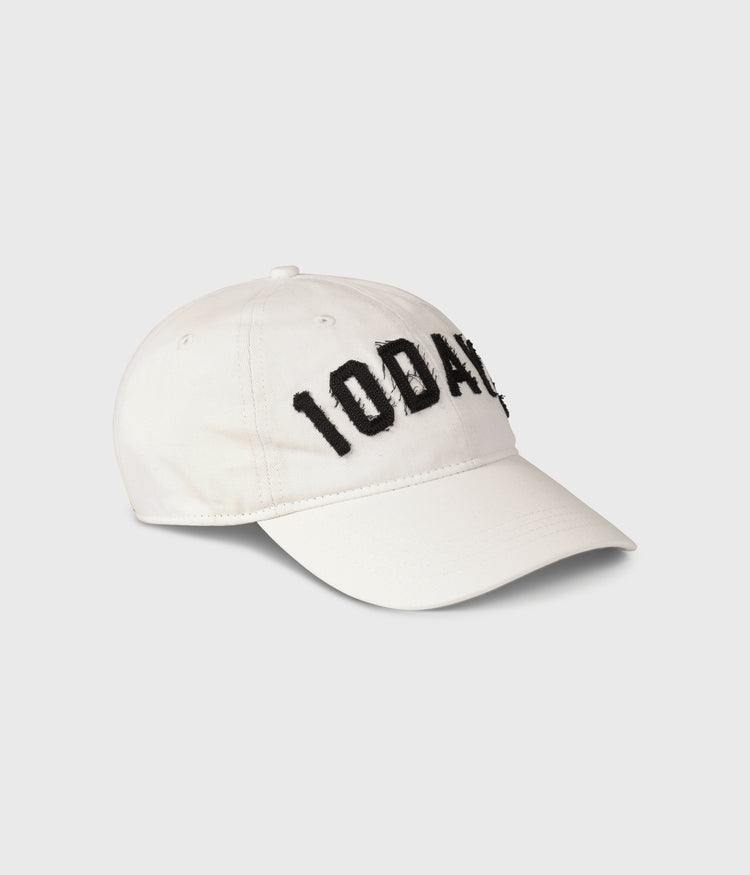 cotton cap logo | ecru