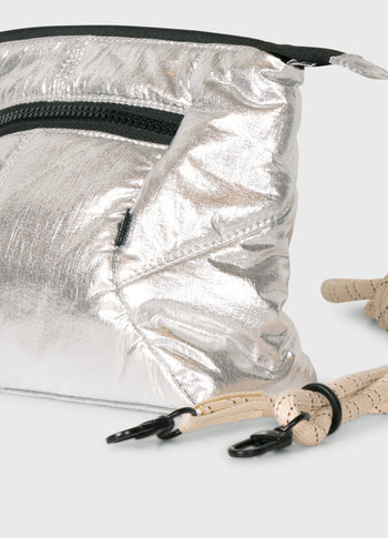 banana mini pouch | silver