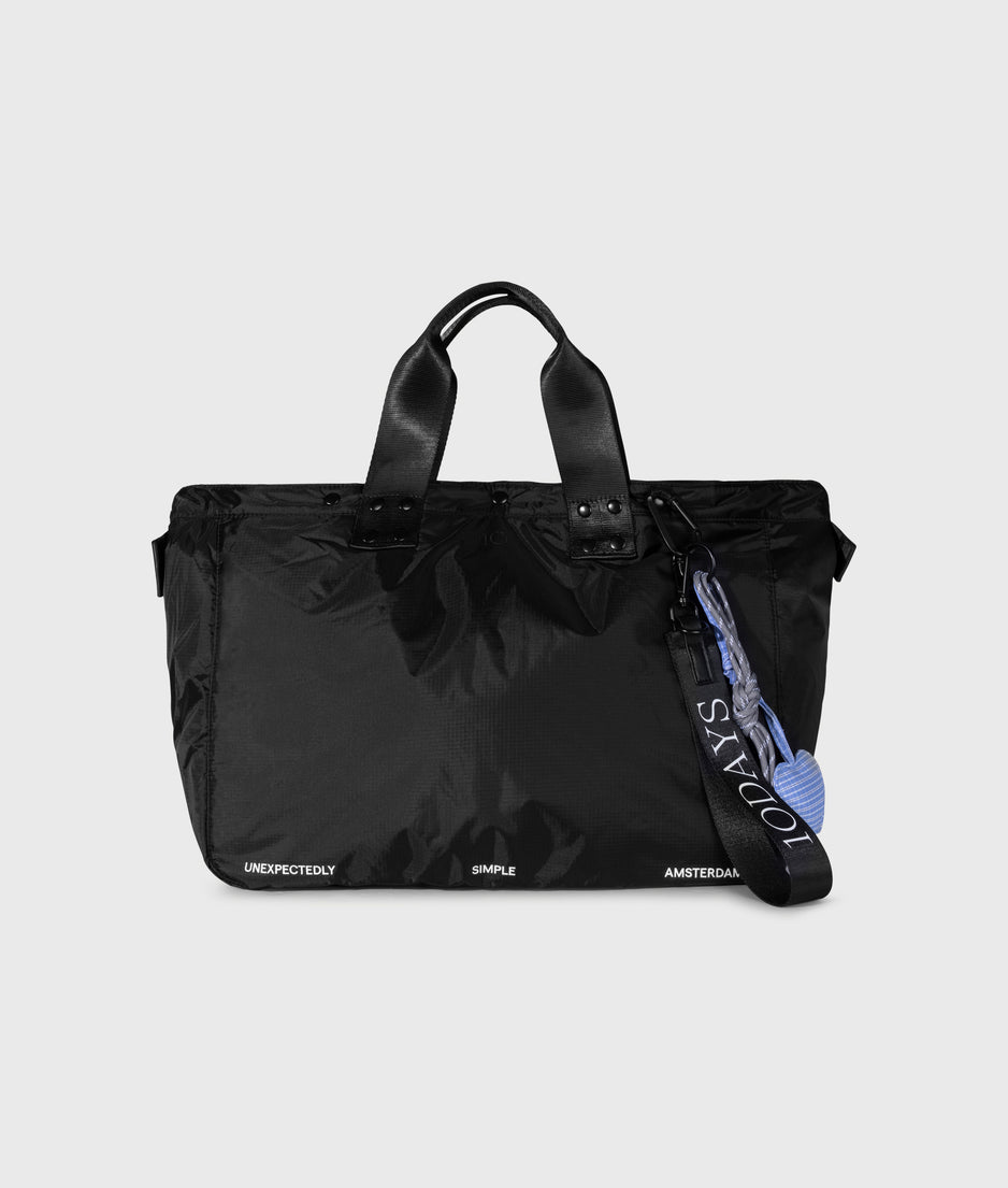 Gefütterter Shopper | black