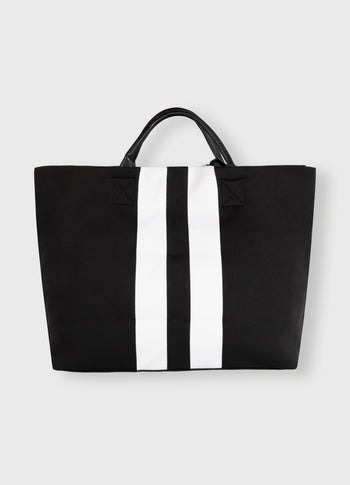 neoprene shopper | black