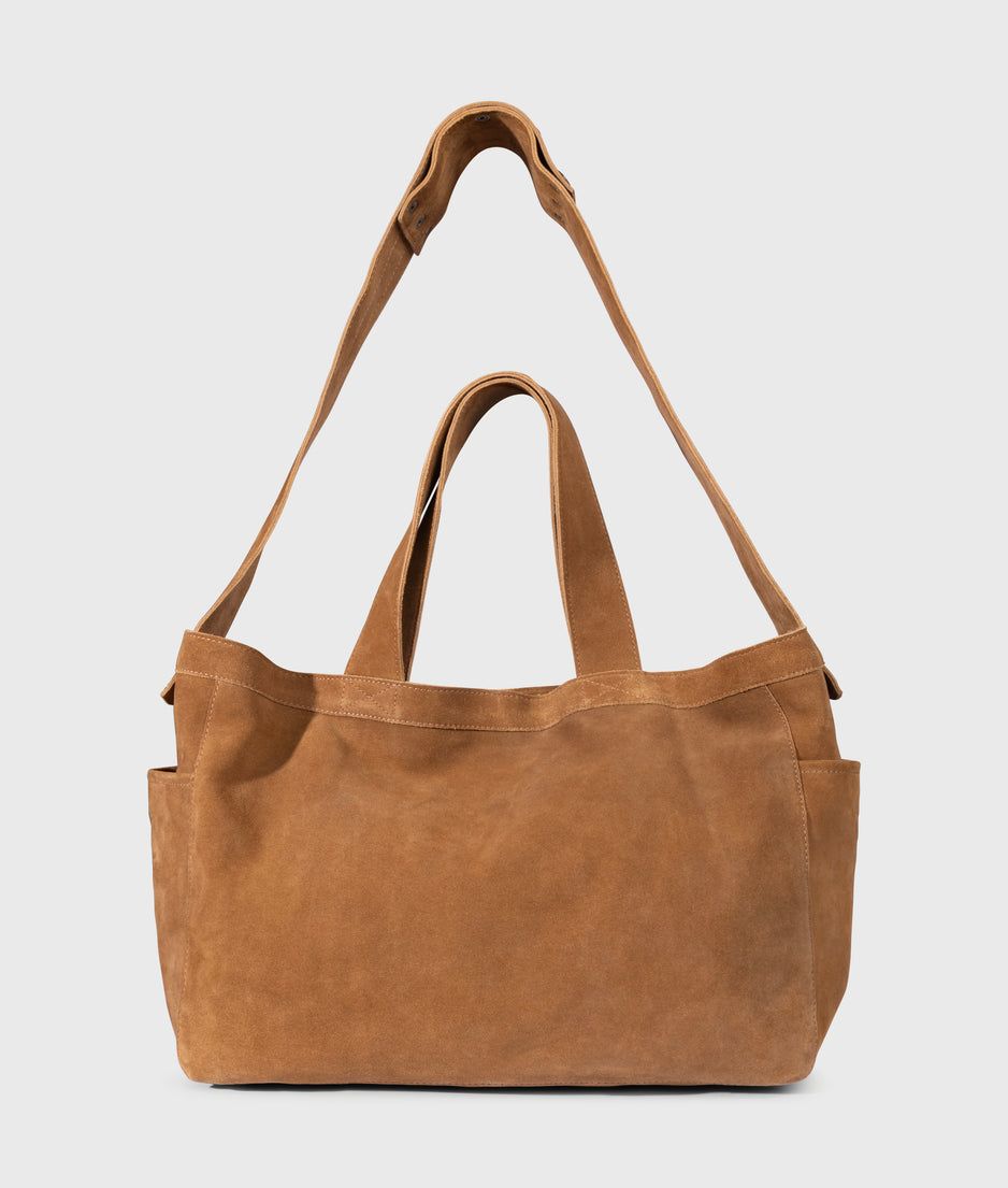 suede shopper | suede