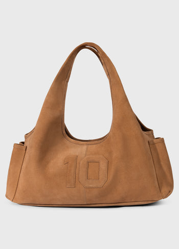 suede shoulder bag | suede