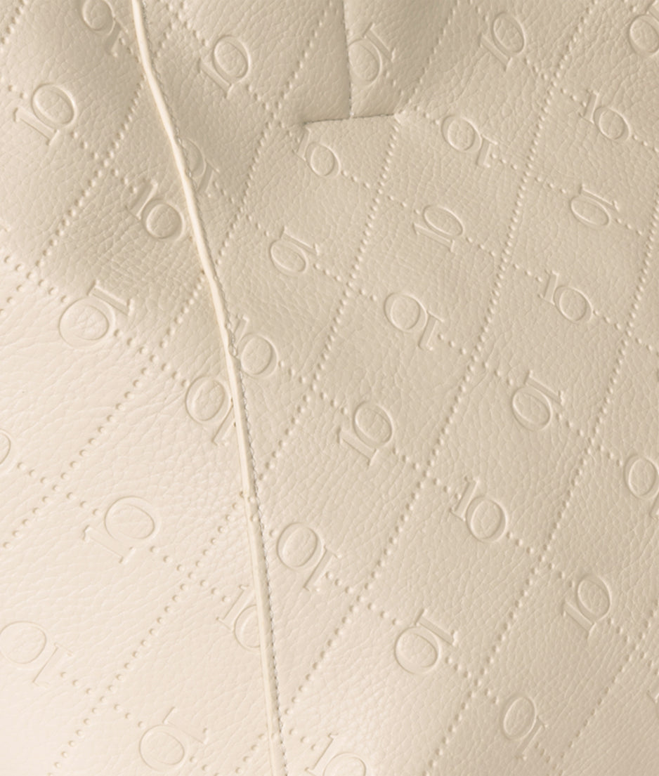 shopper monogram | pearl