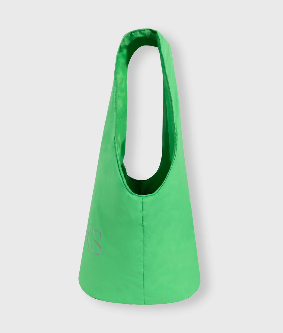 soft cross body bag | apple green