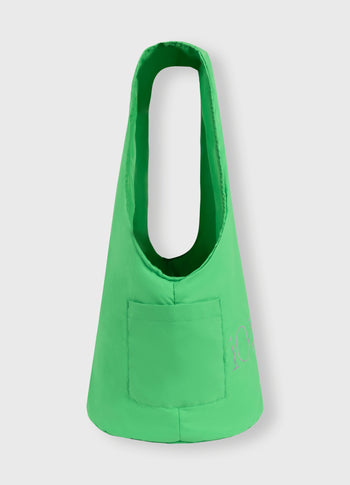 soft cross body bag | apple green