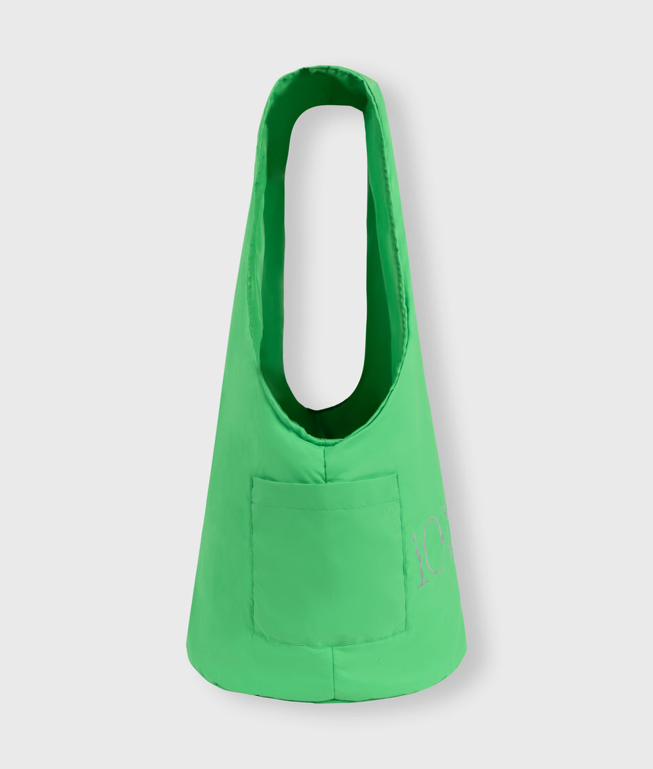 soft cross body bag | apple green