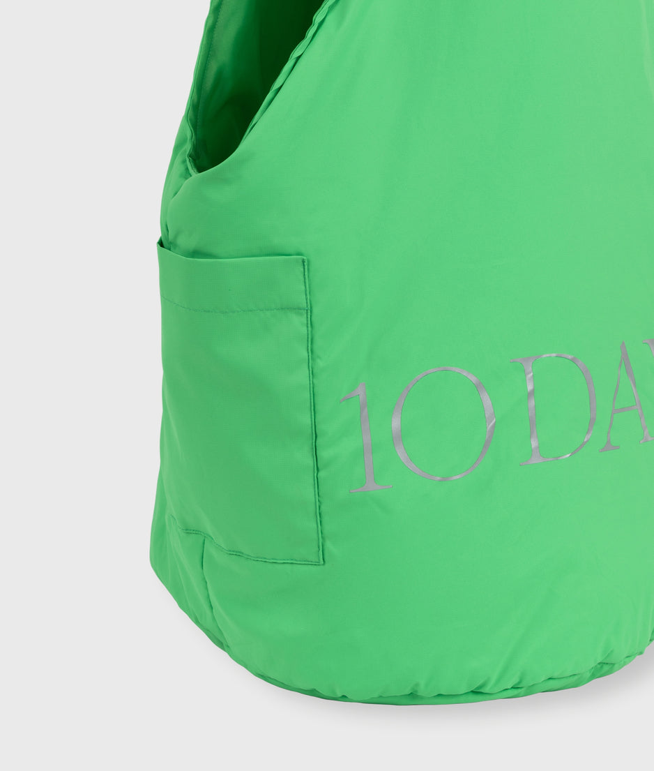 soft cross body bag | apple green