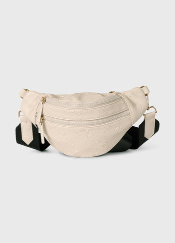 fanny pack monogram | pearl
