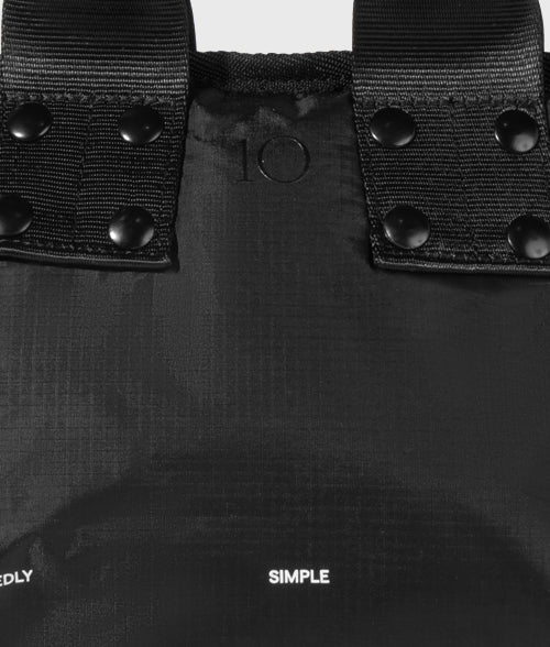 padded shopper small | black