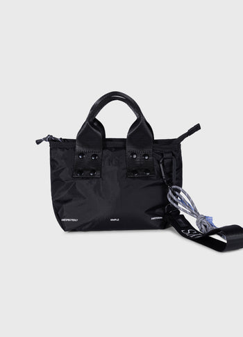 Kleiner gefütterter Shopper | black