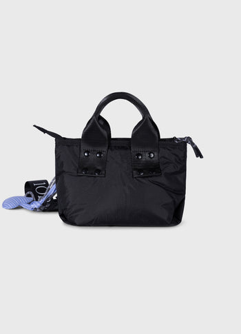 Kleiner gefütterter Shopper | black