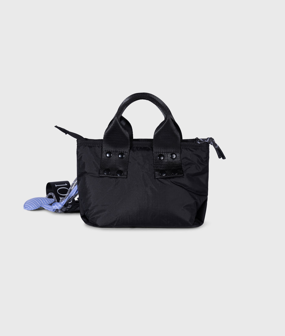 Kleiner gefütterter Shopper | black