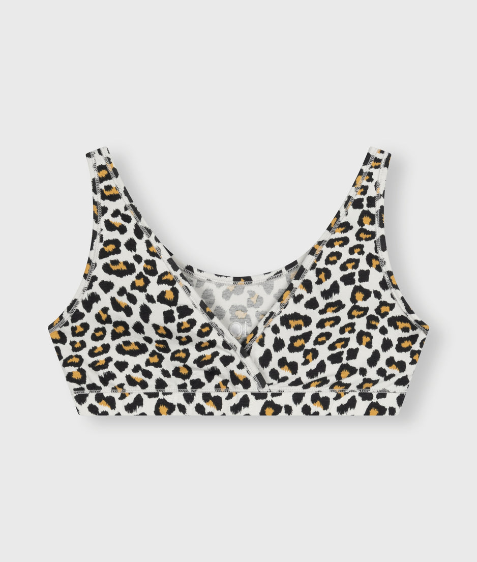 2-way bra leopard | bone
