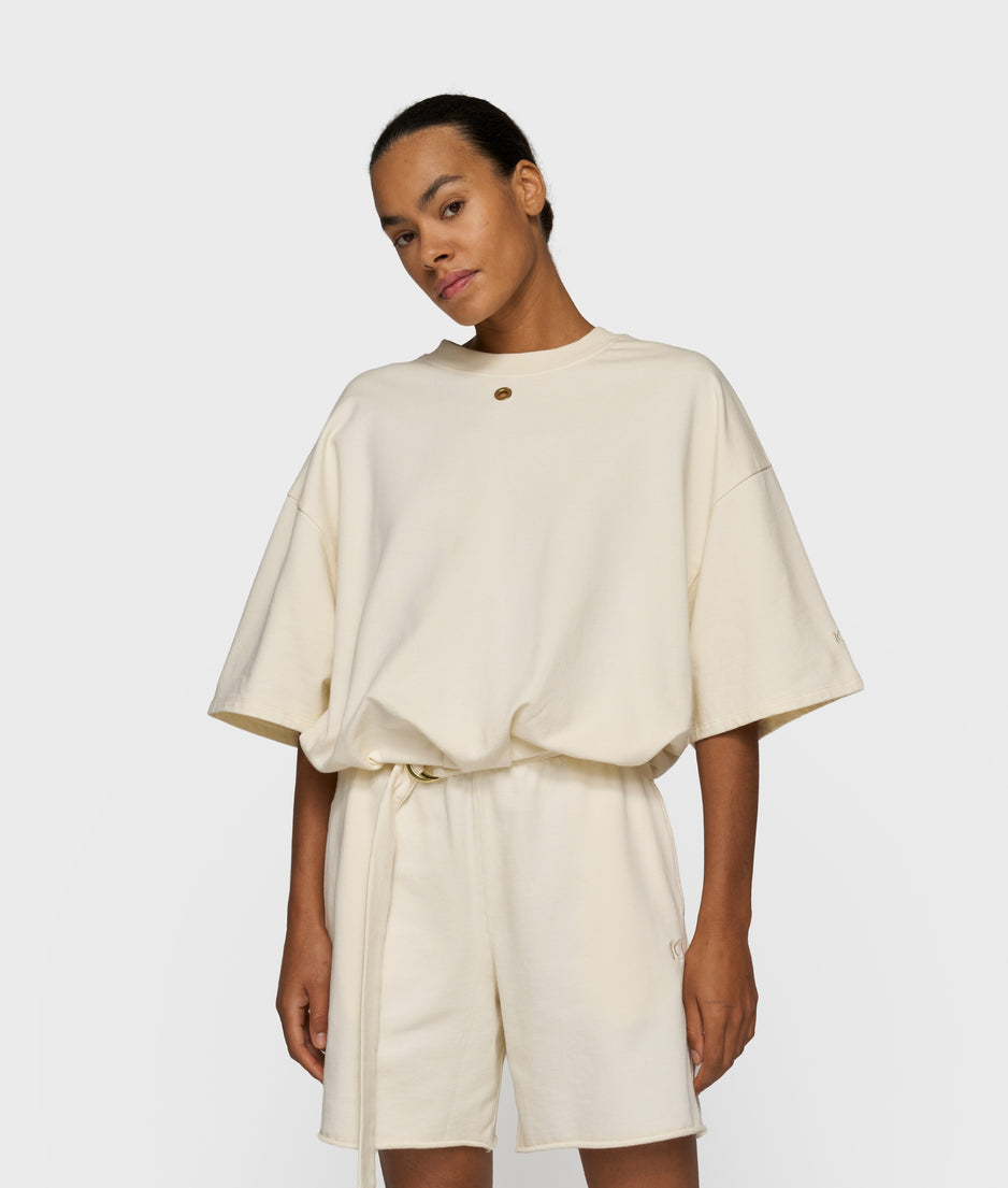 balloon sweater | soft vanilla