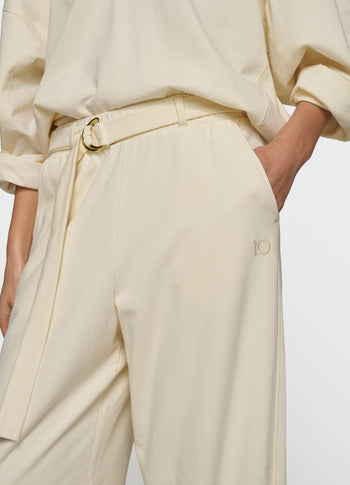 banana pants fleece | soft vanilla