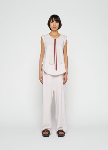 bow top jersey | pale lilac