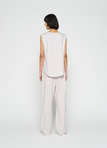 bow top jersey | pale lilac