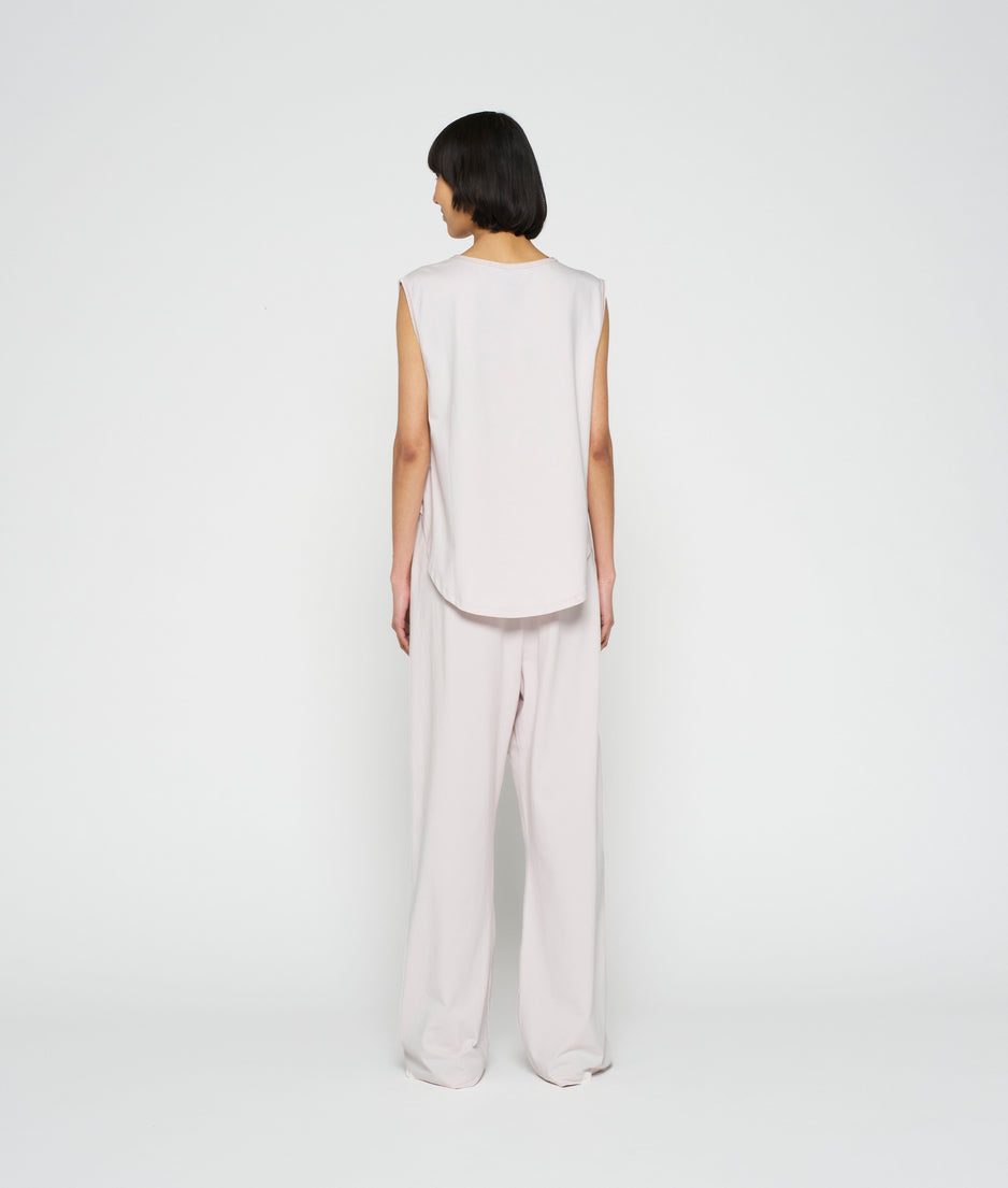 bow top jersey | pale lilac