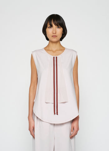 bow top jersey | pale lilac