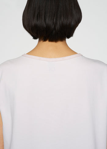 bow top jersey | pale lilac
