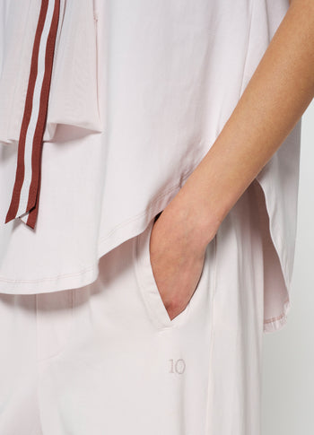 bow top jersey | pale lilac
