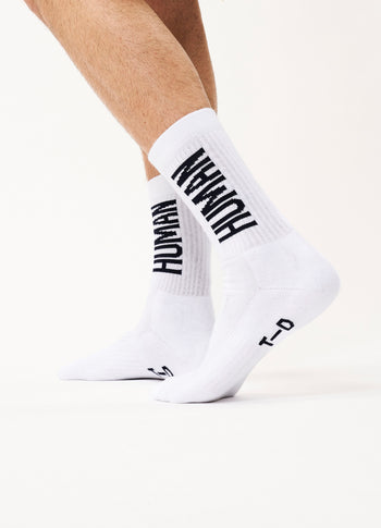 Human socks | white