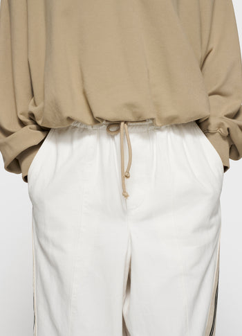 pleated sweater 10 | earth