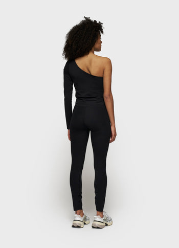 sporty leggings | black