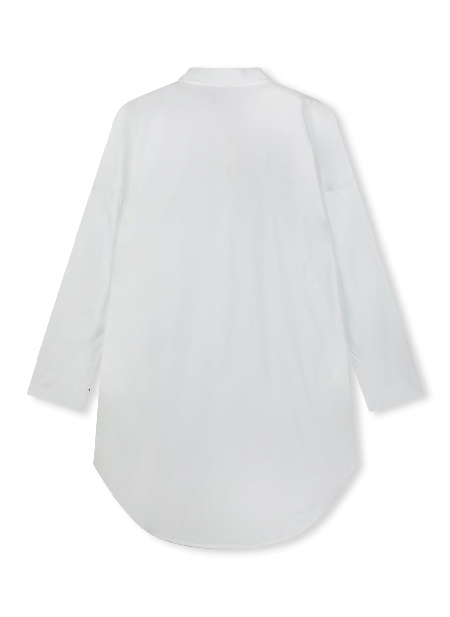 THE POPLIN SHIRT | white