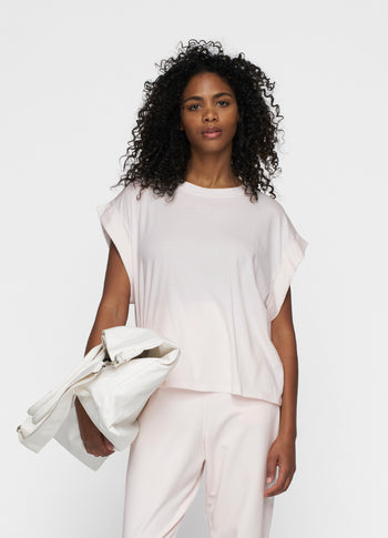 wide tee | marshmallow
