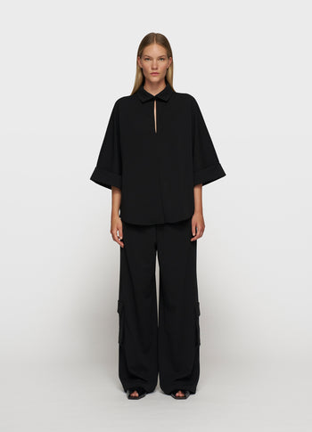 The two-way Formal Top | black