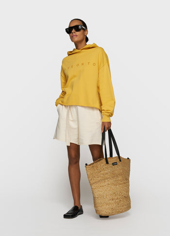 statement love hoodie | mango
