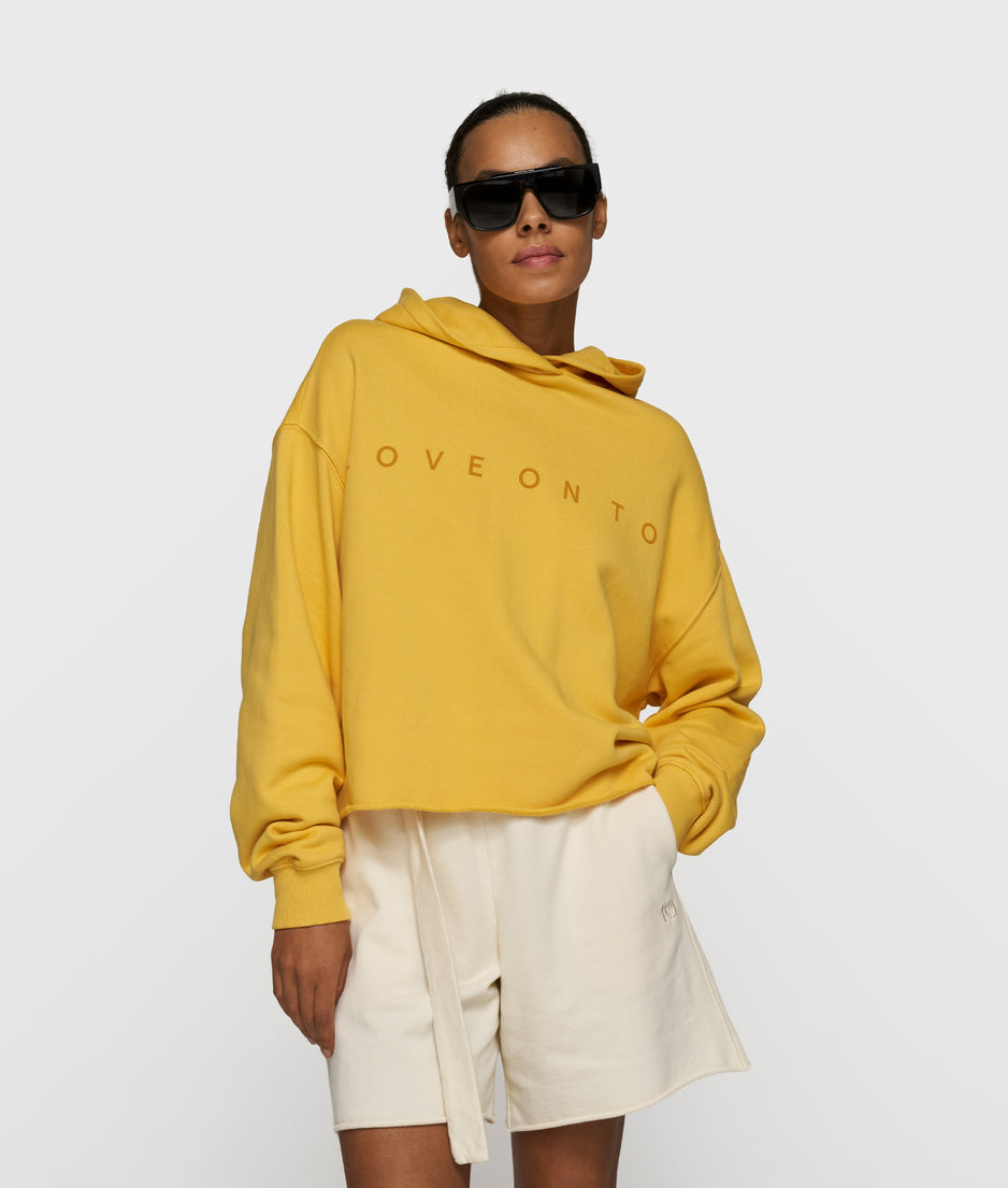 statement love hoodie | mango