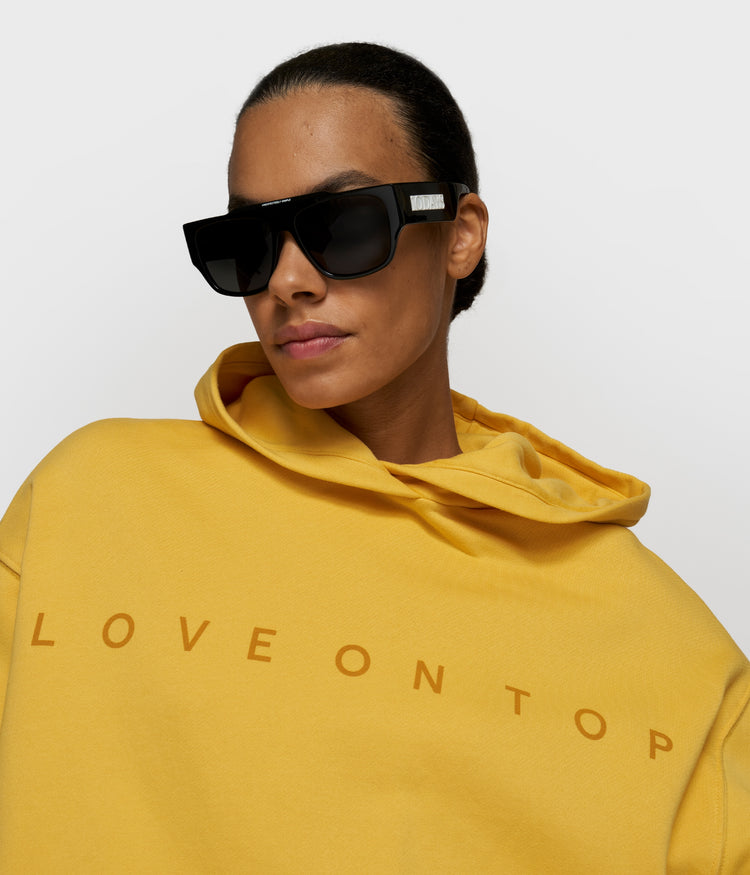 statement love hoodie | mango