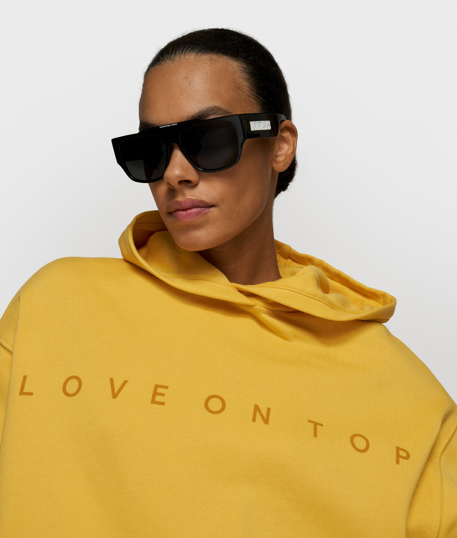 statement love hoodie | mango