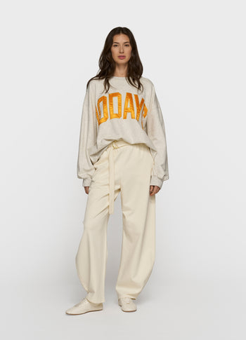 sweater 10DAYS | soft white melee