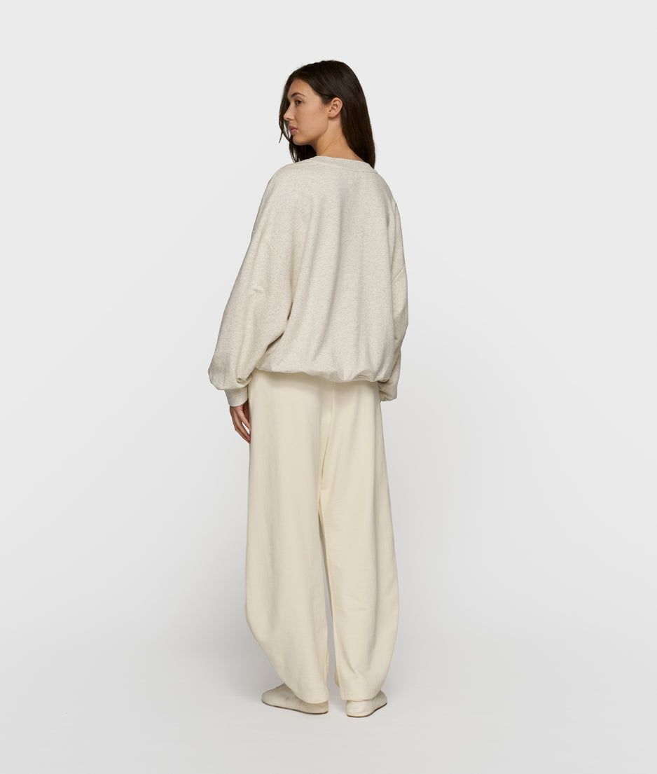 sweater 10DAYS | soft white melee