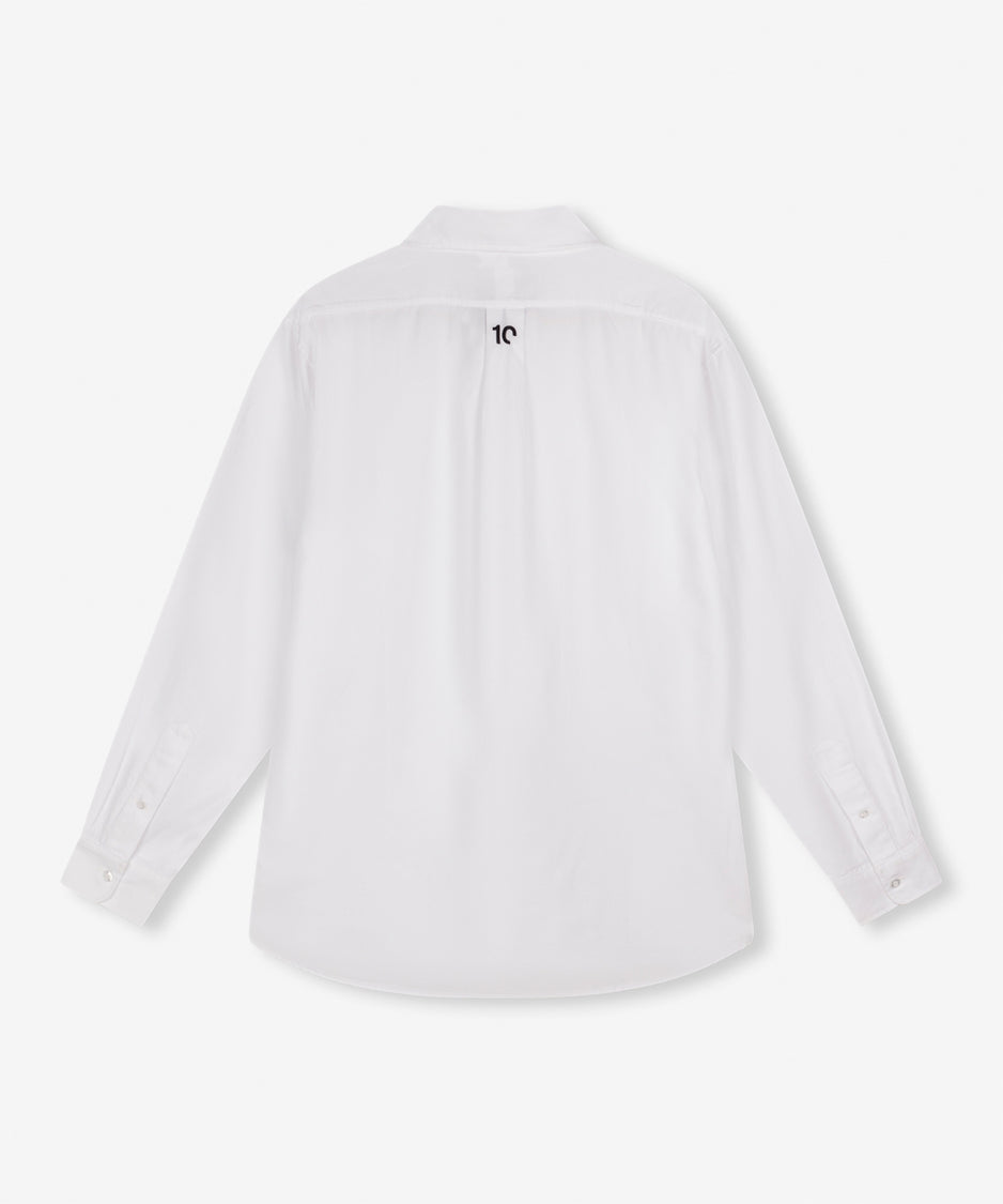 Tate smoking shirt | white