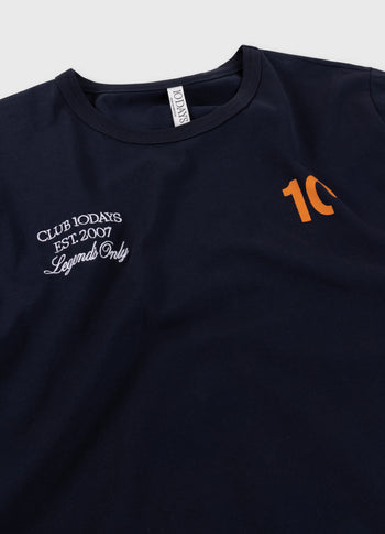 fitted tee | dark blue