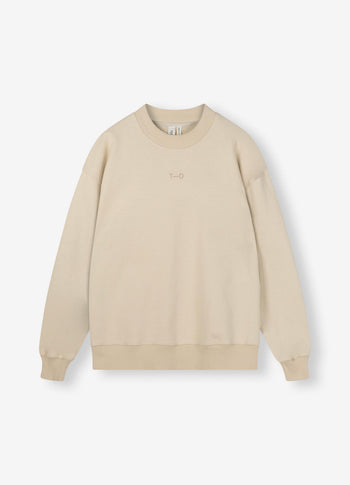 Levi fleece sweater | oat