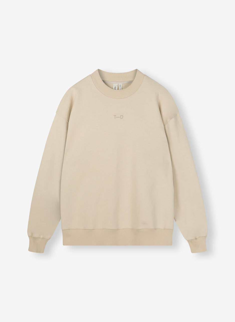 Levi fleece sweater | oat