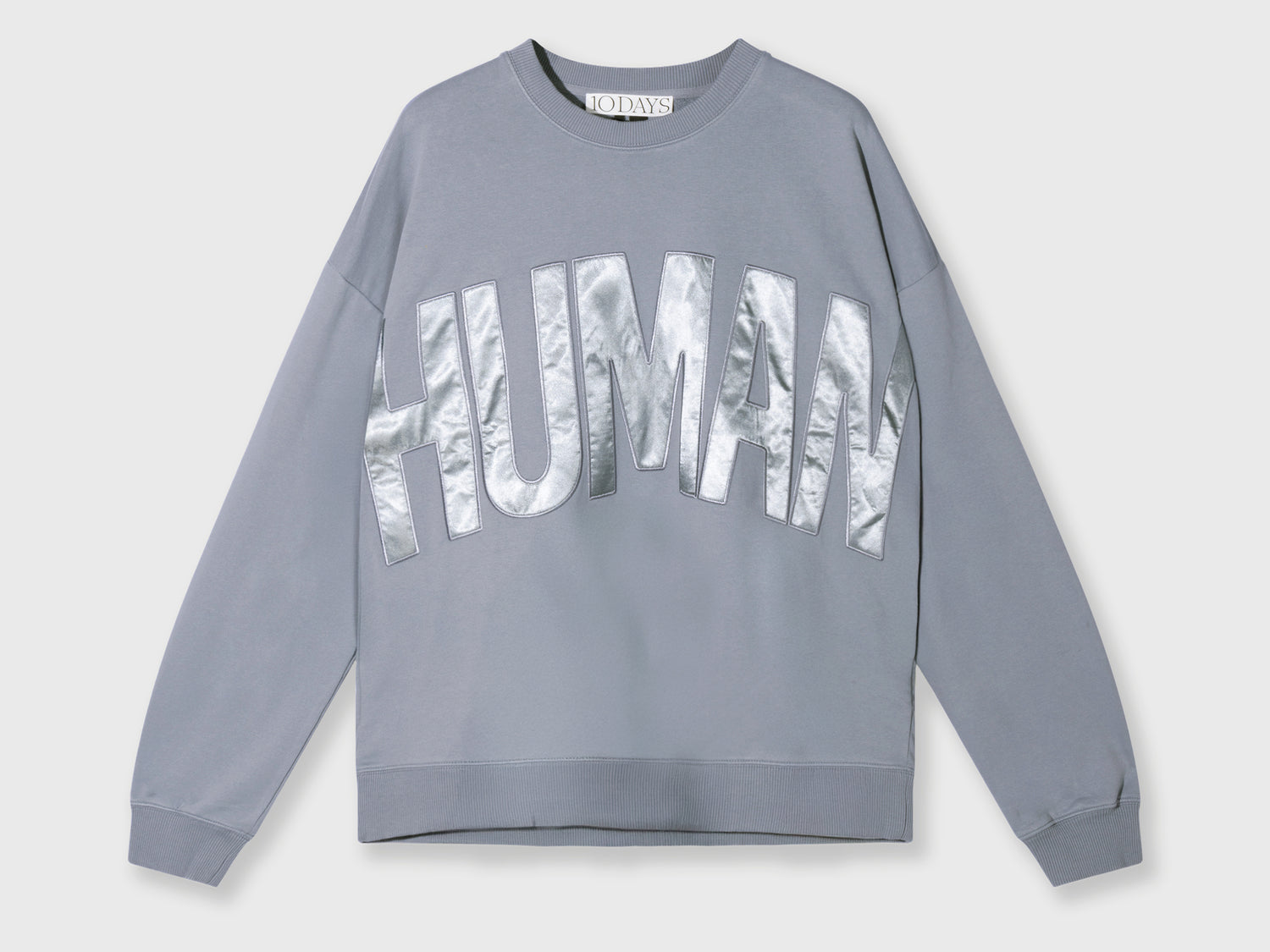 human fleece sweater | la blue