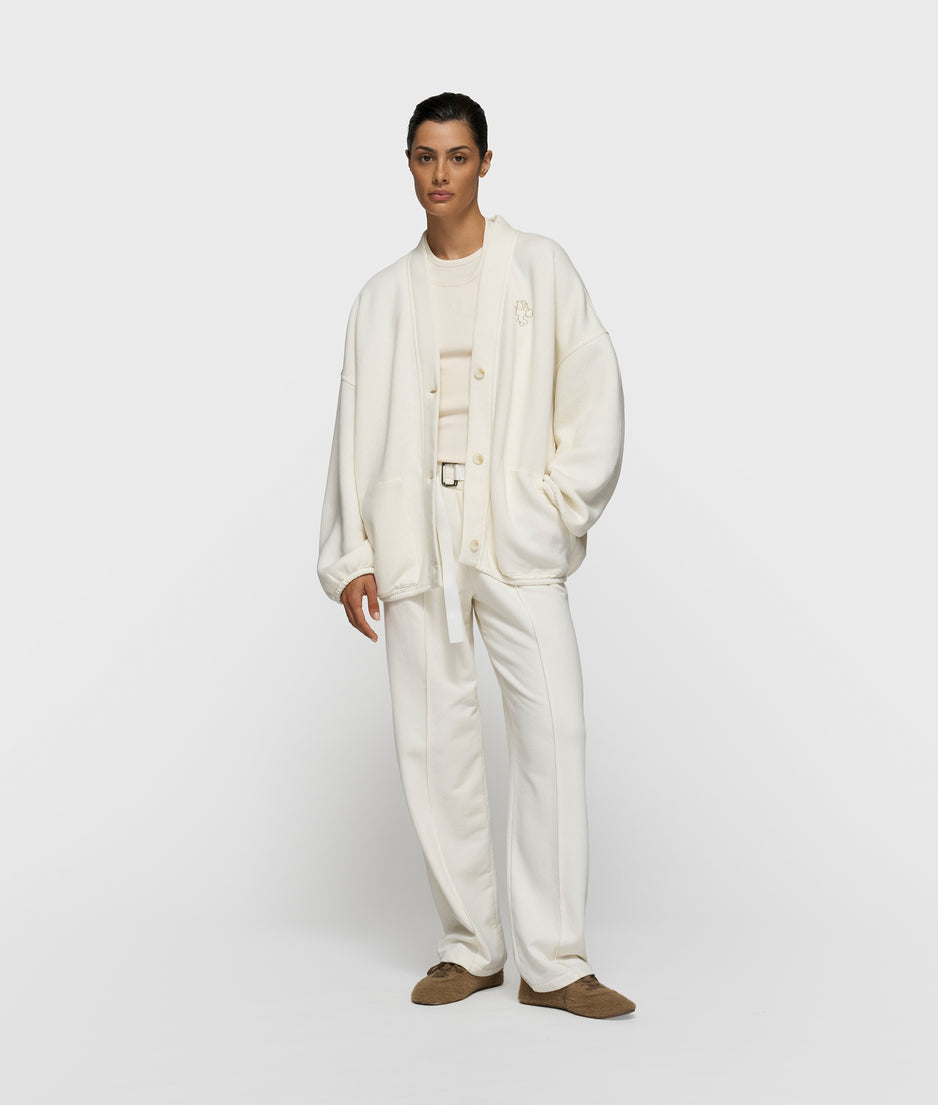 baseball cardigan | pearl