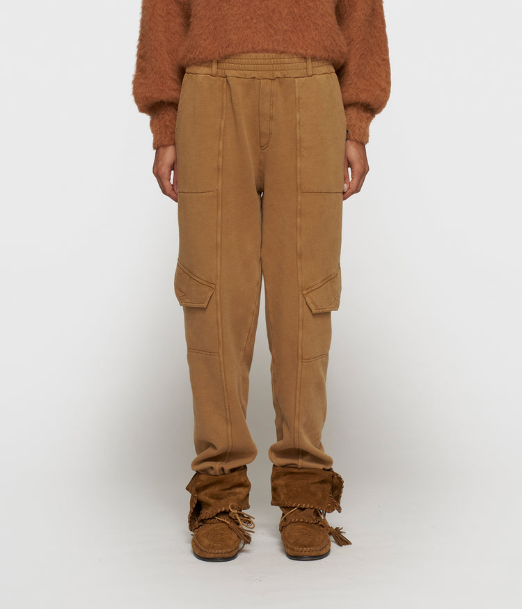 cargo jogger fleece | suede
