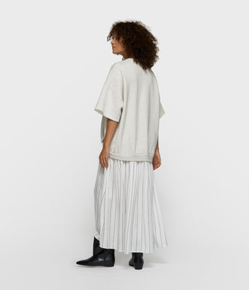 statement sweater dress | soft white melee
