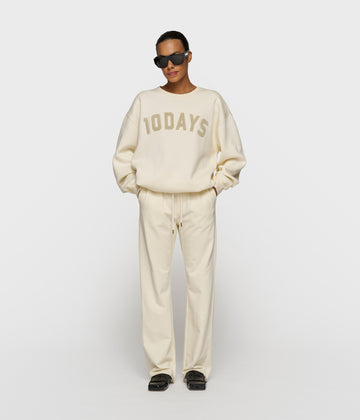 straight jogger | soft vanilla